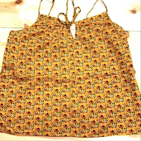 J CREW Camisole Floral Cotton Spaghetti Straps - Picture 1 of 6